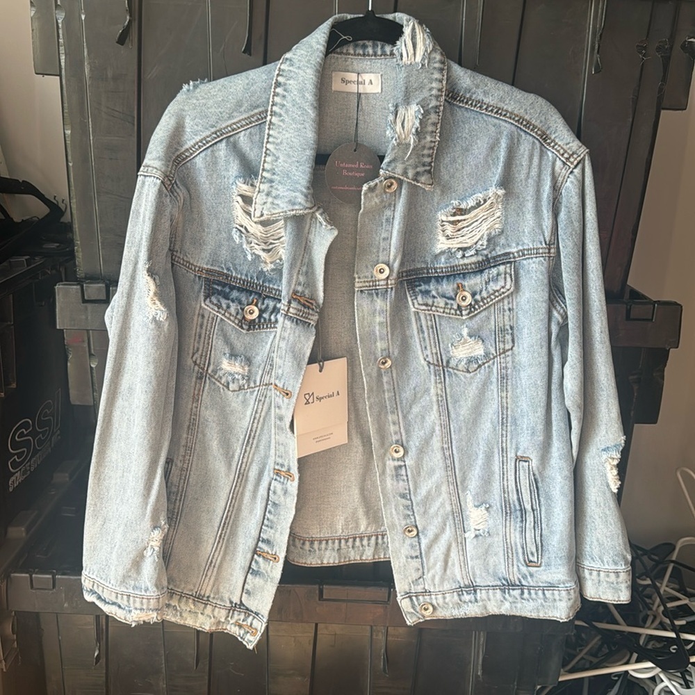 Special edition one of kind denim jacket
